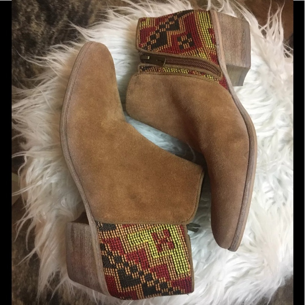 Sam Edelman Petty Ankle Boot Tribal Turk Tapestry